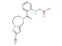 ({2-[(2-cyano-7,8-dihydro-4H-pyrazolo[1,5-a][1,4]diazepin-5(6H)-yl)carbonyl]phenyl}amino)acetic acid