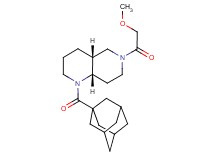 (4aR*,8aS*)-1-(1-adamantylcarbonyl)-6-(methoxyacetyl)decahydro-1,6-naphthyridine