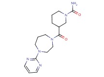 3-{[4-(2-pyrimidinyl)-1,4-diazepan-1-yl]carbonyl}-1-piperidinecarboxamide