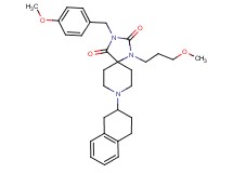 3-(4-methoxybenzyl)-1-(3-methoxypropyl)-8-(1,2,3,4-tetrahydro-2-naphthalenyl)-1,3,8-triazaspiro[4.5]decane-2,4-dione
