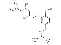 1-[benzyl(methyl)amino]-3-(5-{[(dicyclopropylmethyl)amino]methyl}-2-methoxyphenoxy)-2-propanol
