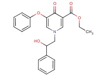 ethyl 1-(2-hydroxy-2-phenylethyl)-4-oxo-5-phenoxy-1,4-dihydropyridine-3-carboxylate