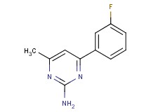 4-(3-fluorophenyl)-6-methyl-2-pyrimidinamine