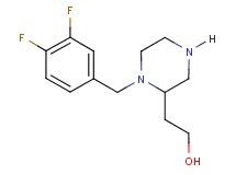 2-[1-(3,4-difluorobenzyl)-2-piperazinyl]ethanol