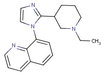 8-[2-(1-ethylpiperidin-3-yl)-1H-imidazol-1-yl]quinoline