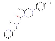 N-methyl-2-[2-methyl-4-(4-methylphenyl)-1-piperazinyl]-2-oxo-N-(2-pyridinylmethyl)ethanamine