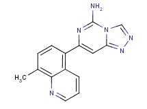 7-(8-methylquinolin-5-yl)[1,2,4]triazolo[4,3-c]pyrimidin-5-amine