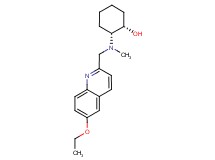 (1S*,2R*)-2-[[(6-ethoxyquinolin-2-yl)methyl](methyl)amino]cyclohexanol