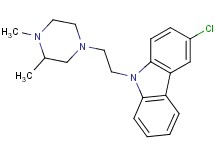 3-chloro-9-[2-(3,4-dimethyl-1-piperazinyl)ethyl]-9H-carbazole bis(trifluoroacetate)