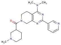 N,N-dimethyl-7-[(1-methylpiperidin-3-yl)carbonyl]-2-pyridin-3-yl-5,6,7,8-tetrahydropyrido[3,4-d]pyrimidin-4-amine