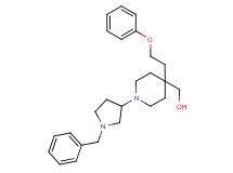 [1-(1-benzyl-3-pyrrolidinyl)-4-(2-phenoxyethyl)-4-piperidinyl]methanol