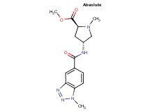 methyl (2S,4R)-1-methyl-4-{[(1-methyl-1H-1,2,3-benzotriazol-5-yl)carbonyl]amino}pyrrolidine-2-carboxylate
