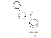 (1R*,5R*)-6-(biphenyl-3-ylcarbonyl)-3-(methylsulfonyl)-3,6-diazabicyclo[3.2.2]nonane