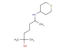 2-methyl-6-(tetrahydro-2H-thiopyran-4-ylamino)-2-heptanol