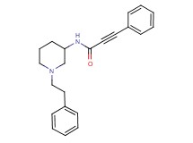 3-phenyl-N-[1-(2-phenylethyl)-3-piperidinyl]-2-propynamide