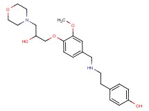 4-[2-({4-[2-hydroxy-3-(4-morpholinyl)propoxy]-3-methoxybenzyl}amino)ethyl]phenol
