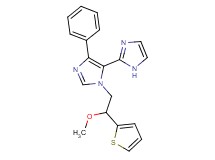 3'-[2-methoxy-2-(2-thienyl)ethyl]-5'-phenyl-1H,3'H-2,4'-biimidazole