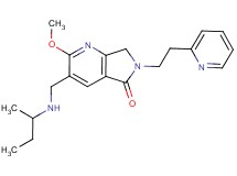 3-[(sec-butylamino)methyl]-2-methoxy-6-(2-pyridin-2-ylethyl)-6,7-dihydro-5H-pyrrolo[3,4-b]pyridin-5-one
