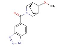 5-{[(8-syn)-8-methoxy-3-azabicyclo[3.2.1]oct-3-yl]carbonyl}-1H-1,2,3-benzotriazole