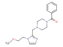 1-benzoyl-4-{[1-(2-methoxyethyl)-1H-imidazol-2-yl]methyl}piperazine