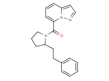7-{[2-(2-phenylethyl)pyrrolidin-1-yl]carbonyl}pyrazolo[1,5-a]pyridine