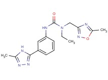 N-ethyl-N-[(5-methyl-1,2,4-oxadiazol-3-yl)methyl]-N'-[3-(5-methyl-4H-1,2,4-triazol-3-yl)phenyl]urea