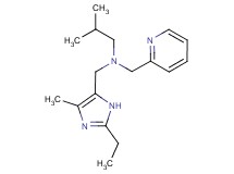 N-[(2-ethyl-4-methyl-1H-imidazol-5-yl)methyl]-2-methyl-N-(pyridin-2-ylmethyl)propan-1-amine