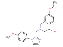 2-((3-ethoxybenzyl){[1-(4-methoxyphenyl)-1H-imidazol-2-yl]methyl}amino)ethanol