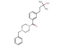 4-{3-[(4-benzyl-1-piperazinyl)carbonyl]phenyl}-2-methyl-2-butanol