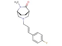 (1S*,5R*)-3-[(2E)-3-(4-fluorophenyl)-2-propen-1-yl]-6-methyl-3,6-diazabicyclo[3.2.2]nonan-7-one