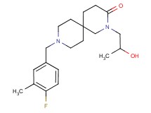 9-(4-fluoro-3-methylbenzyl)-2-(2-hydroxypropyl)-2,9-diazaspiro[5.5]undecan-3-one