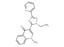 3-(1-ethyl-3-pyridin-2-yl-1H-1,2,4-triazol-5-yl)-1-methylquinolin-4(1H)-one