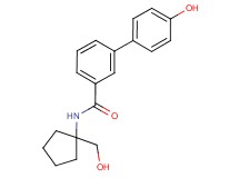 4'-hydroxy-N-[1-(hydroxymethyl)cyclopentyl]biphenyl-3-carboxamide
