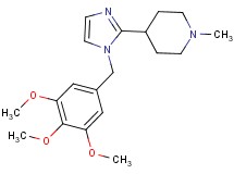 1-methyl-4-[1-(3,4,5-trimethoxybenzyl)-1H-imidazol-2-yl]piperidine