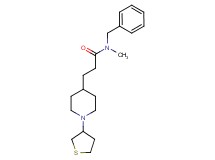 N-benzyl-N-methyl-3-[1-(tetrahydro-3-thienyl)-4-piperidinyl]propanamide