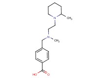 4-({methyl[2-(2-methylpiperidin-1-yl)ethyl]amino}methyl)benzoic acid