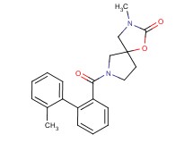 3-methyl-7-[(2'-methyl-2-biphenylyl)carbonyl]-1-oxa-3,7-diazaspiro[4.4]nonan-2-one