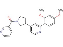 2-(2,4-dimethoxyphenyl)-4-[1-(pyridin-3-ylcarbonyl)pyrrolidin-3-yl]pyridine