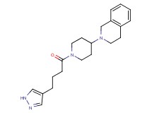 2-{1-[4-(1H-pyrazol-4-yl)butanoyl]-4-piperidinyl}-1,2,3,4-tetrahydroisoquinoline