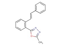 2-methyl-5-{2-[(E)-2-phenylvinyl]phenyl}-1,3,4-oxadiazole