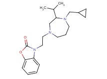 3-{2-[4-(cyclopropylmethyl)-3-isopropyl-1,4-diazepan-1-yl]ethyl}-1,3-benzoxazol-2(3H)-one