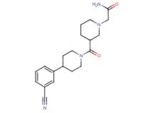 2-(3-{[4-(3-cyanophenyl)-1-piperidinyl]carbonyl}-1-piperidinyl)acetamide
