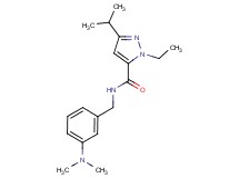 N-[3-(dimethylamino)benzyl]-1-ethyl-3-isopropyl-1H-pyrazole-5-carboxamide