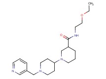 N-(2-ethoxyethyl)-1'-(pyridin-3-ylmethyl)-1,4'-bipiperidine-3-carboxamide