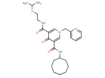 N-cyclooctyl-N'-(2-isopropoxyethyl)-4-oxo-1-(2-pyridinylmethyl)-1,4-dihydro-3,5-pyridinedicarboxamide