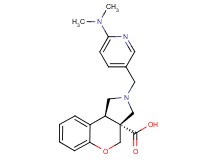 (3aR*,9bR*)-2-{[6-(dimethylamino)pyridin-3-yl]methyl}-1,2,3,9b-tetrahydrochromeno[3,4-c]pyrrole-3a(4H)-carboxylic acid