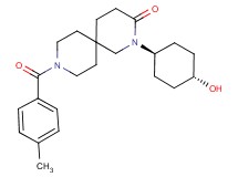 2-(trans-4-hydroxycyclohexyl)-9-(4-methylbenzoyl)-2,9-diazaspiro[5.5]undecan-3-one