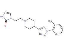 1-{2-[4-[1-(2-methylphenyl)-1H-pyrazol-4-yl]-3,6-dihydropyridin-1(2H)-yl]ethyl}-1,3-dihydro-2H-imidazol-2-one