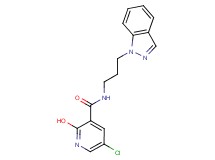 5-chloro-2-hydroxy-N-[3-(1H-indazol-1-yl)propyl]nicotinamide