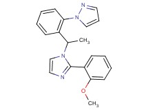 1-(2-{1-[2-(2-methoxyphenyl)-1H-imidazol-1-yl]ethyl}phenyl)-1H-pyrazole